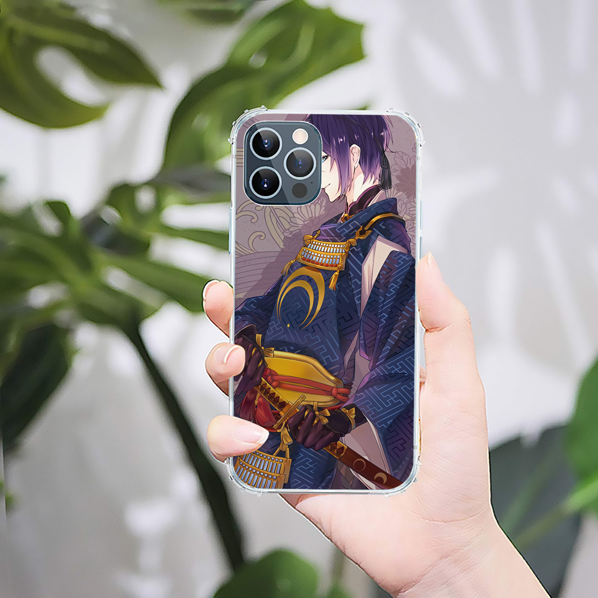 （画像用） 刀剣乱舞 Touken Ranbu 【iPhone 12シリーズ対応】透明スマホケース（クリアソフトケース）